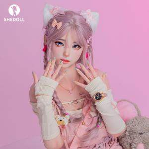 SHEDOLL 江小棠（コウ・ショウタン） 168cm | Dカップ ピンクスター ボディスーツ風 | 甘い/元気 | 減量+発熱ボディ+植毛 | 二次元純欲系ガールフレンド